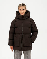 Пуховик підлітковий, куртка зимова на дівчинку Лана тм Nestta Розміри 140 -158