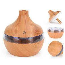 Зволожувач повітря c підсвічуванням кольорів Aroma Air SL-J003 300мл, світле дерево, фото 2