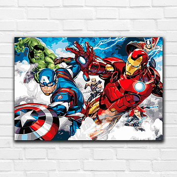 "Марвел" - Плакат 91*120 см