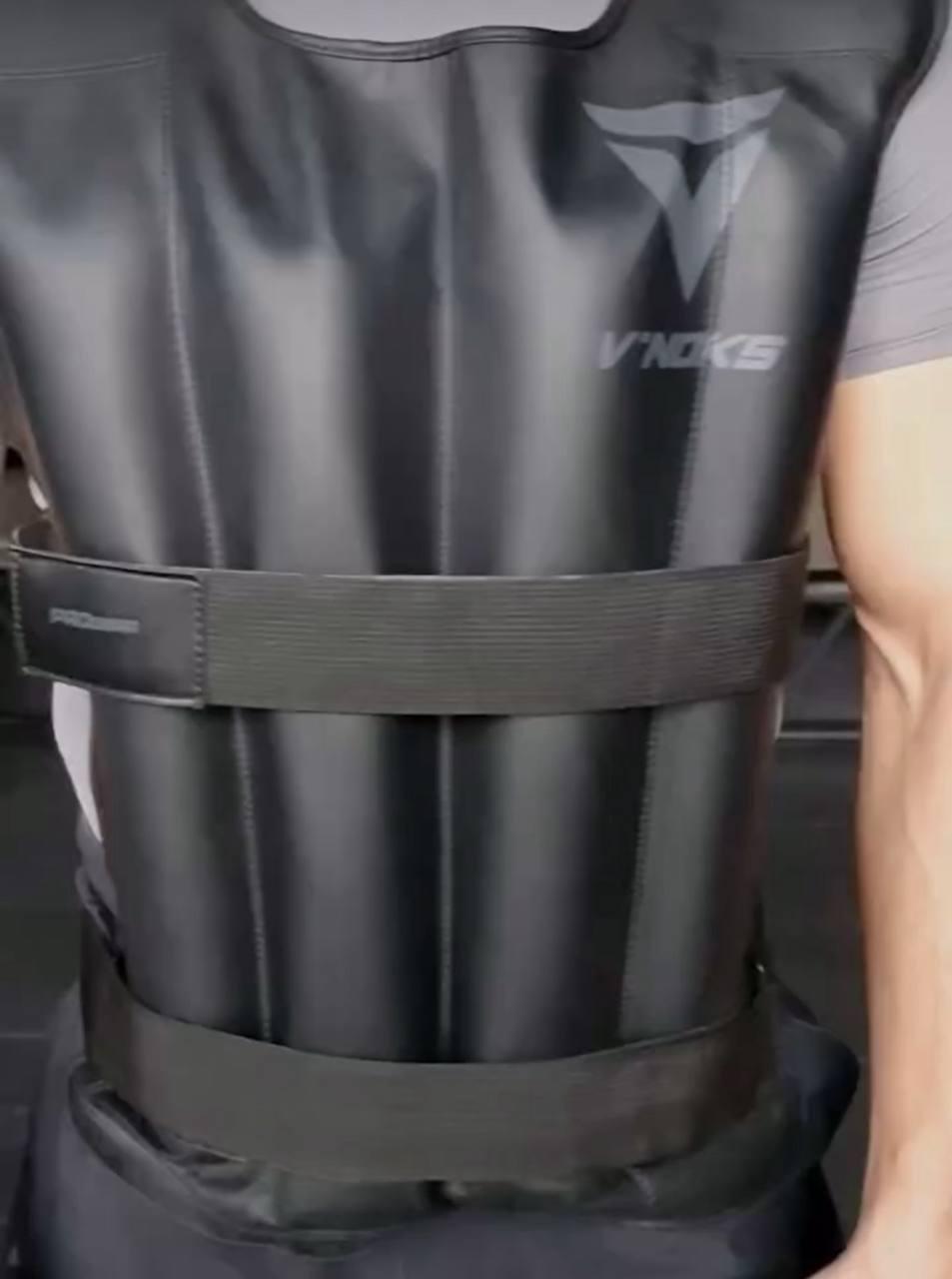 Жилет обтяжувач V`Noks 18 кг розмір S/M обтяжений для тренувань універсальний з обтяженням