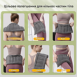 Грілка UNCN для мікрохвильової печі 45x19,6 см з натуральним наповнювачем, багаторазова, для зняття болю в спині, шиї та плечах, фото 2