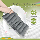 Грілка UNCN для мікрохвильової печі 45x19,6 см з натуральним наповнювачем, багаторазова, для зняття болю в спині, шиї та плечах, фото 4