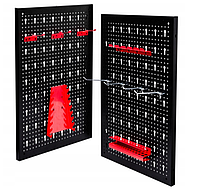 Металевий перфорований стелаж для інструменів металева панель 80×60 см