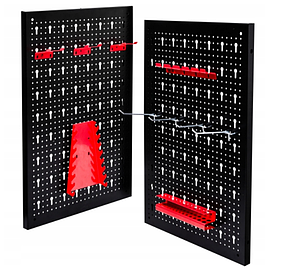 Металевий перфорований стелаж для інструменів металева панель 80×60 см