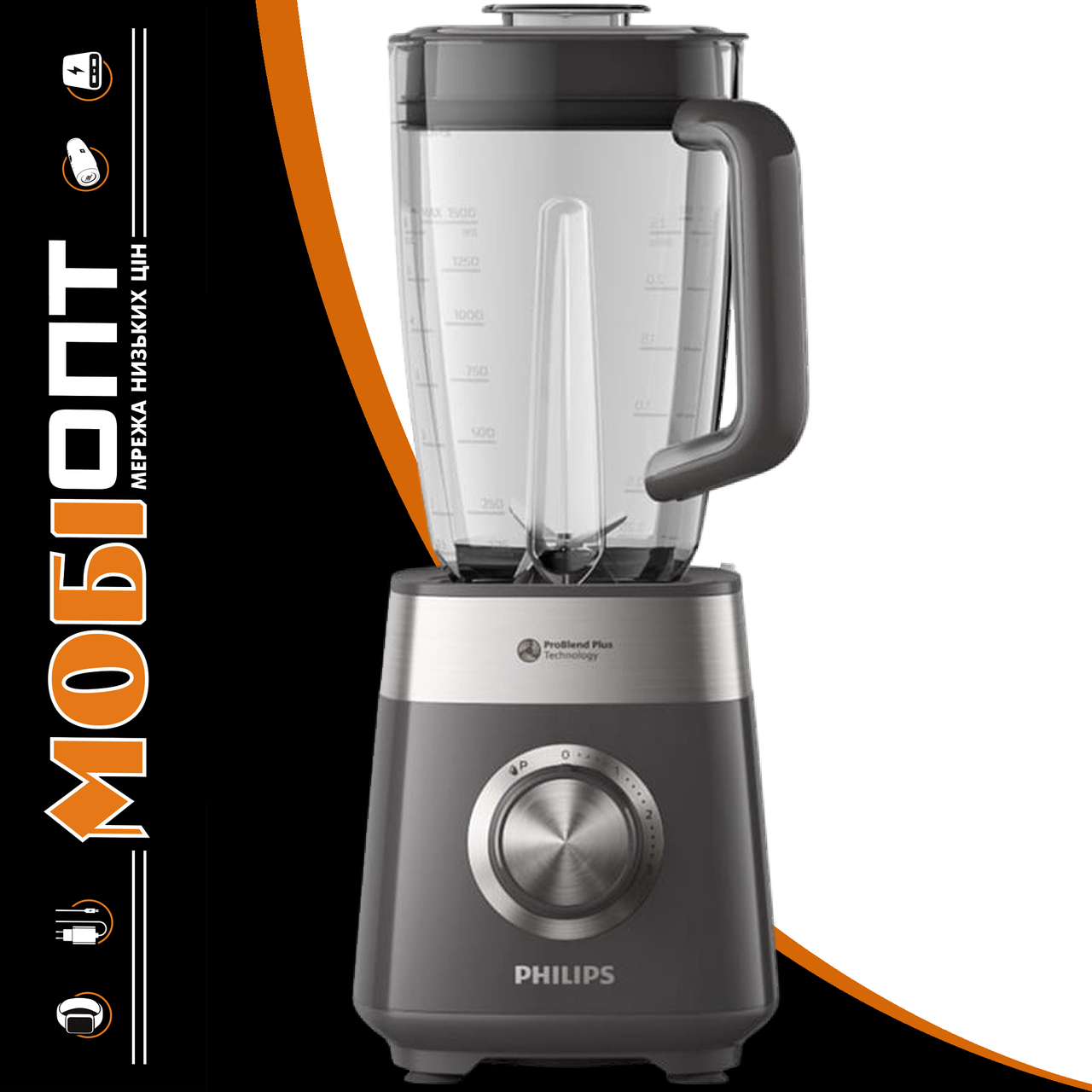 Блендер стаціонарний PHILIPS HR3020/20 UA