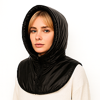 Капор-капюшон з манішкою із плащовки