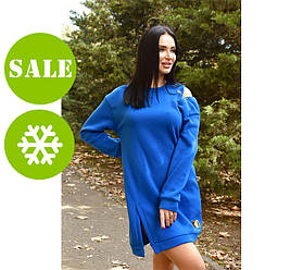 Повсякденна тепла сукня з булавкою "Moana" оптом | Батал | Розпродаж моделі