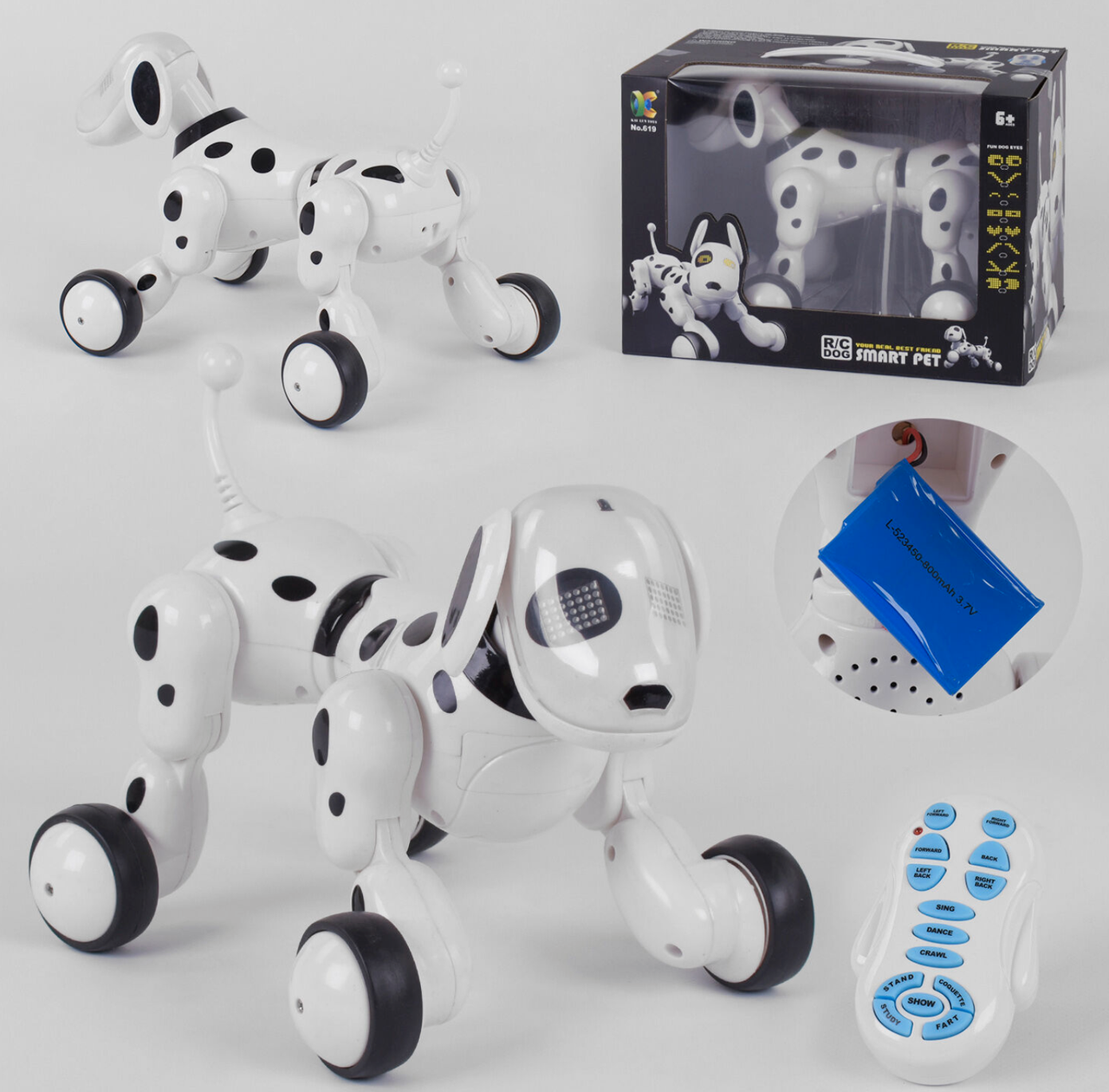 Собака робот Smart Pet 619 на радіоуправлінні, фото 1