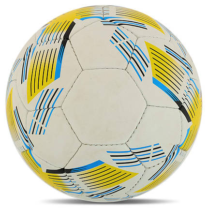 Футбольний м'яч BALLONSTAR UKRAINE FB-4118 №5, PU, білий, Пакистан, фото 2