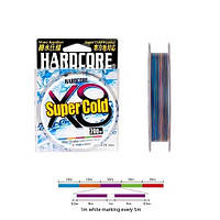 Шнур Duel Hardcore Super Cold X8 200m #1.2 (0.185mm) 12kg (5 color)