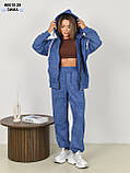 6610-28 Костюм жіночий турецька тринитка на флісі варьонка норма (3 од: 42,44,46), фото 4