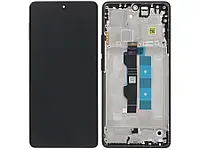 Дисплей для Xiaomi Redmi Note 13 Pro 4G, Poco M6 Pro 4G із сенсором чорний + рамка Amoled оригінал (54)