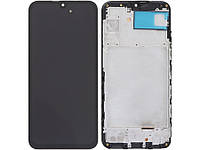 Дисплей для Samsung A24 (A245) із сенсором чорний + рамка OLED DEN (LCD BIG size)