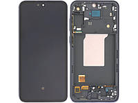 Дисплей для Samsung A55 5G (A556) із сенсором чорний + рамка OLED (LCD BIG size)