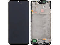Дисплей для Samsung A16 4G (A165) із сенсором чорний + рамка OLED (LCD BIG size)