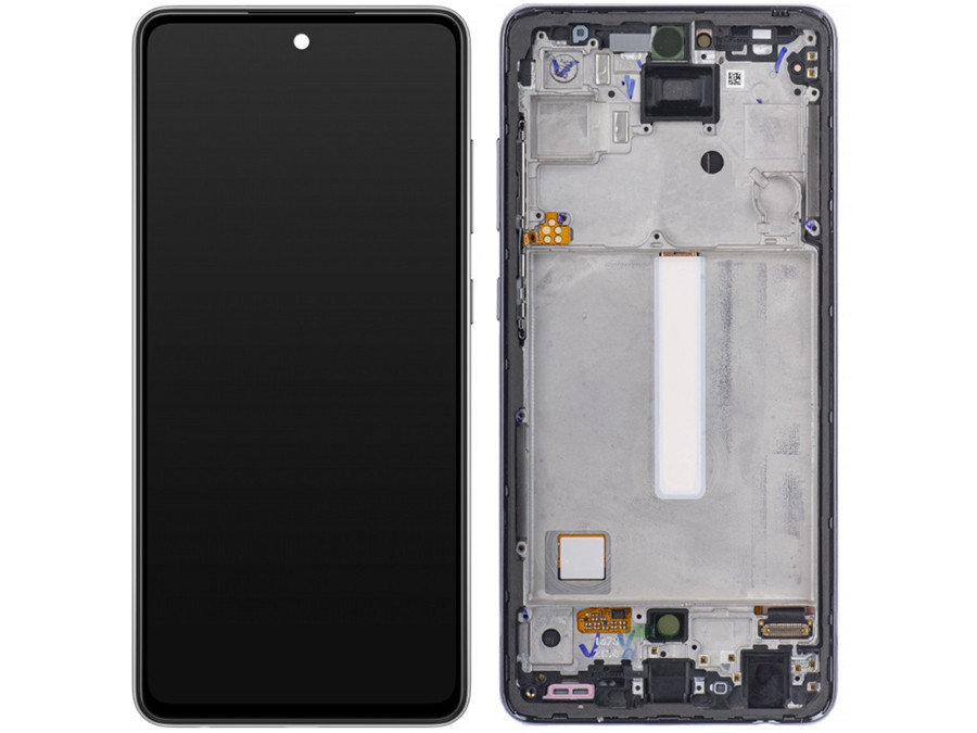Дисплей для Samsung A52 (A525, A526, A528) із сенсором чорний + рамка TFT InCell - фото 1 - id-p2735423732