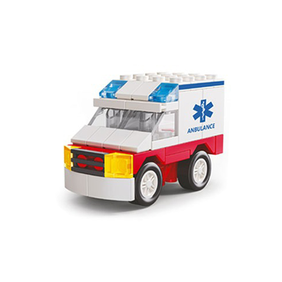 Дитячий конструктор "Спецтехніка 2 в 1" KB 216D 47 деталей, фото 1