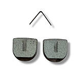 Колодки гальмівні велосипедні дискові DS012 24мм*24,5мм Jak YK-16, фото 2