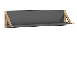 Стильна навісна книжкова полиця 100 см у вітальню зал ДСП Belle VMV Holding