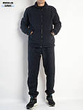 9950-26 Спортивний костюм чоловічий на манжеті щільний фліс норма (4 од: 48,50,52,54), фото 3