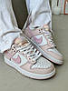 Жіночі кросівки Nike Dunk Low Pink Paisley Кеди Найк СБ Данк рожеві пейслі шкіра для дівчат, фото 7