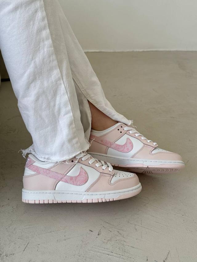 Nike Dunk Low Pink Paisley(+Рожеві шнурки)