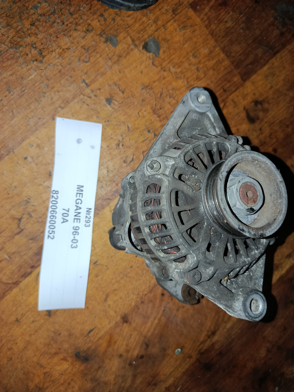 №293 Генератор 70A 8200660052 для Renault Megane III 08-16, фото 1