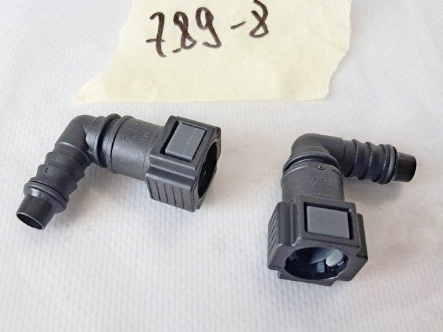Штуцер паливопроводу кутовий (Ø 7,89-8 мм) 7253, фото 1