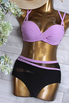 Купальник раздельный Samegame Лара 3008-1 сиреневый (В НАЛИЧИИ ТОЛЬКО 50 УКР р-ры), фото 1