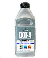 Тормозная жидкость DOT 4 (1л) XADO Синтетика (пластиковая канистра 1 л) ХАДО, MC-T-2243439