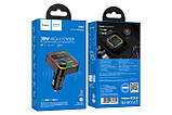 FM модулятор + ЗУ 2USB QC3.0 (Hoco) E85, фото 2