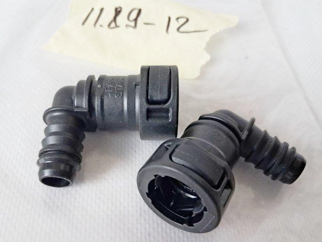 Штуцер паливопроводу кутовий (Ø 11,89-12 мм) 7268, фото 1