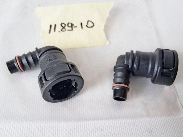 Штуцер паливопроводу кутовий (Ø 11,89-10 мм) 7266, фото 1