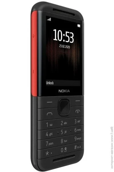 Кнопковий телефон Nokia 5310 2020 DualSim Black/Red (UA), фото 1