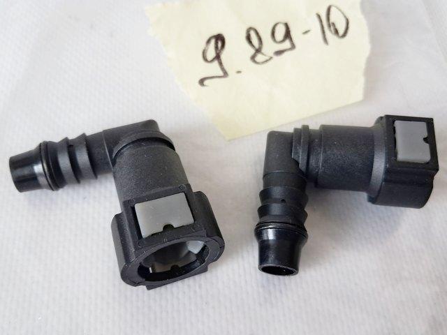 Штуцер паливопроводу кутовий (Ø 9,89-10 мм) 7263, фото 1