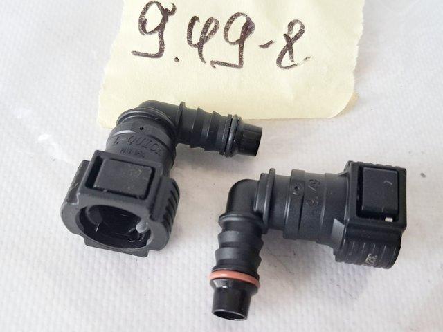 Штуцер паливопроводу кутовий (Ø 9,49-8 мм) 7258, фото 1