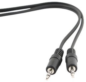 Аудіо-кабель Cablexpert 3.5 мм - 3.5 мм (M/M) 2m Black (CCA-404-2M)
