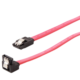 Кабель передачі даних Cablexpert SATAIII-SATAII 0,3m Red (CC-SATAM-DATA90-0.3M)