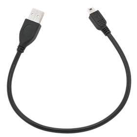 Кабель Cablexpert USB - mini USB V 2.0 0.3m Black (CCP-USB2-AM5P-1)