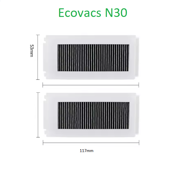Фільтри для робота-пилососа Ecovacs Deebot N30 Omni / N30 Pro 2шт