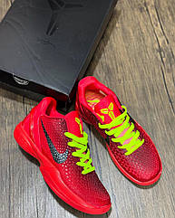 eur42 Чоловічі NIKE KOBE 6 PROTRO REVERSE GRINCH PE баскетбольні кросівки