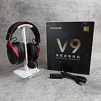 Бездротові ігрові навушники MCHOSE V9 Pro Black Red