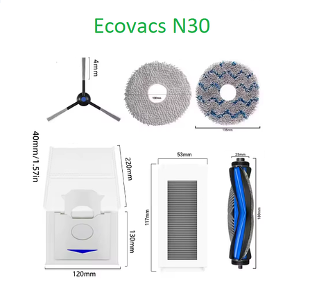 Фільтри 2 шт для робот-пилососа Ecovacs Deebot N30 Omni / N30 Pro Omni  2 шт, фото 3