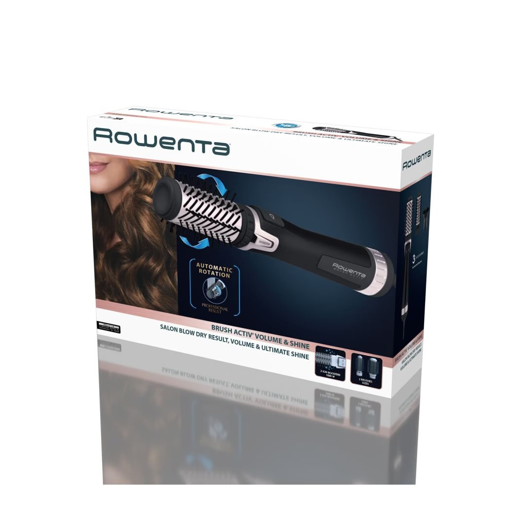 Фен-щітка ROWENTA CF9550F0 Тип-повнорозмірний , Потужність-2200 Вт, Іонізація-да , Кількість температурних режимів-3 шт, Кількість