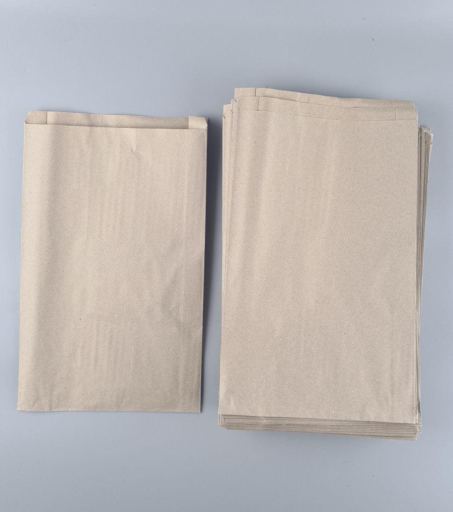 Бумажные пакеты саше крафт бурий, 220х50х360, 40г/м2 (100 шт), фото 1