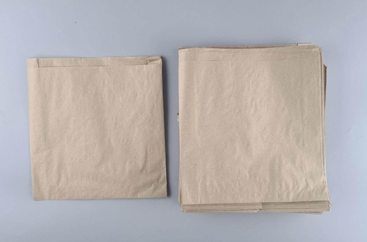 Бумажные пакеты саше крафт бурий, 250х60х270, 40г/м2 (100 шт), фото 1