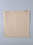 Бумажные пакеты саше крафт бурий, 250х60х270, 40г/м2 (100 шт), фото 2