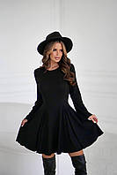 Базова сукня в рубчик з розкльошеною спідницею, фото 6