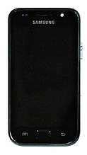 Дисплей із сенсорним екраном Samsung Galaxy S i9000, i9001 чорний із рамкою