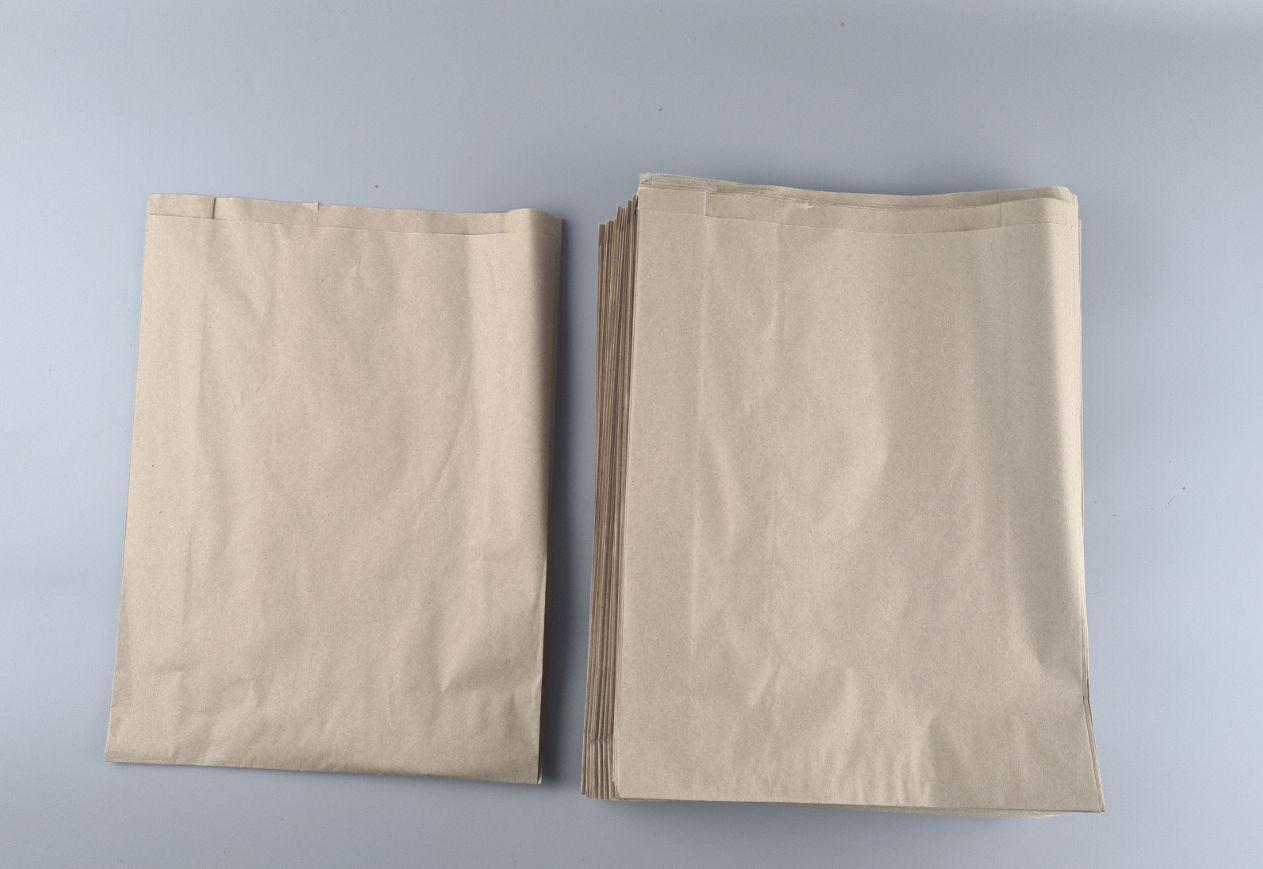 Бумажные пакеты саше крафт бурий, 300х100х400, 50г/м2 (100 шт), фото 1
